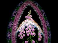 Foxglove Digitalis Ukrainian Easter Egg Pysanky By So Jeo